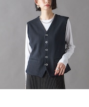 SHIPS NINE CASE:〈手洗い可能〉スウェット ベスト