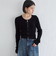 Wai＋:〈手洗い可能〉1/18ホック付 カーディガン