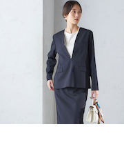 ストレッチ ツイル プルオーバー ジャケット(セットアップ対応)