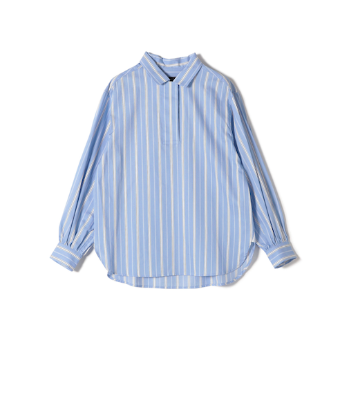 SHIPS Primary Navy Label:〈手洗い可能〉SOMELOS ストライプ シャツ