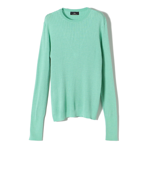 SHIPS Primary Navy Label:シルク カシミヤ プルオーバー 2