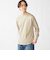 【WEB限定】SHIPS: ポンチ モックネック ロングスリーブ Tシャツ