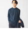 【WEB限定】SHIPS: ポンチ モックネック ロングスリーブ Tシャツ