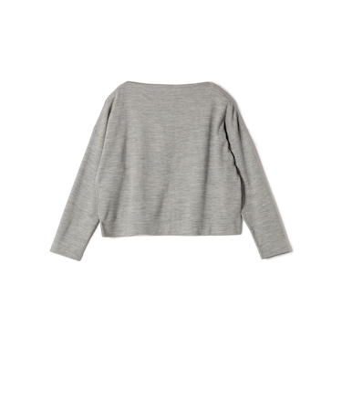 【SHIPS別注】assiette:〈手洗い可能〉ウール ボートネック プルオーバー