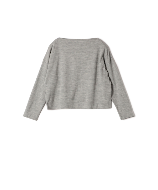 【SHIPS別注】assiette:〈手洗い可能〉ウール ボートネック プルオーバー