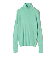 SHIPS Primary Navy Label:シルク カシミヤ タートルネック 2