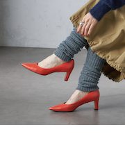 リブ レッグ ウォーマー