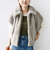 【WEB限定】グラデーション ファー ジップ ベスト