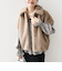 【WEB限定】グラデーション ファー ジップ ベスト