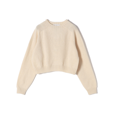 Harley of Scotland:〈手洗い可能〉:クロップド プルオーバー