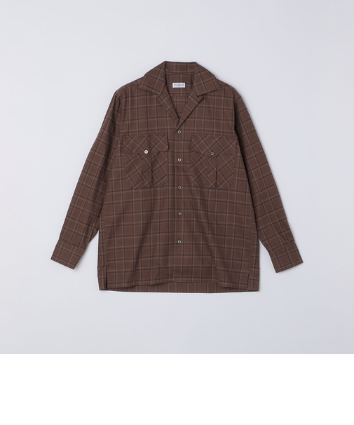【SHIPS別注】Errico Formicola: ブロックチェック オーバーシャツ