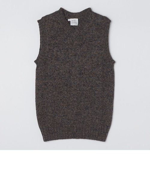 SHIPS別注】knitbrary: アルパカ Vネック ニットベスト｜シップス