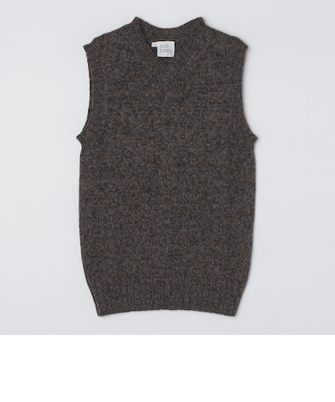 【SHIPS別注】knitbrary: アルパカ Vネック ニットベスト