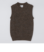 【SHIPS別注】knitbrary: アルパカ Vネック ニットベスト