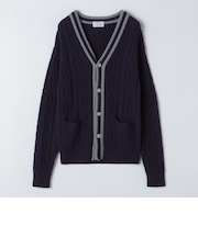 SHIPS: 奥山メリヤス チルデン ニット カーディガン