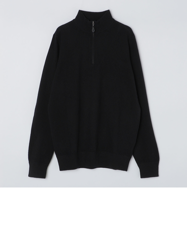 ALAN PAINE:12ゲージ ジーロンラム ジップモック ニット