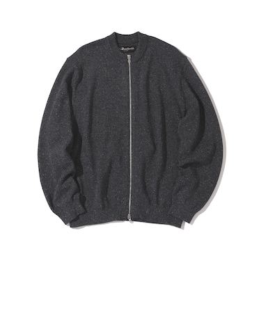 Southwick Gate Label: クルーネック ジップアップ カーディガン