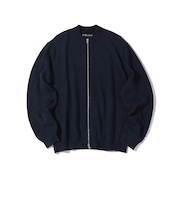 Southwick Gate Label: クルーネック ジップアップ カーディガン