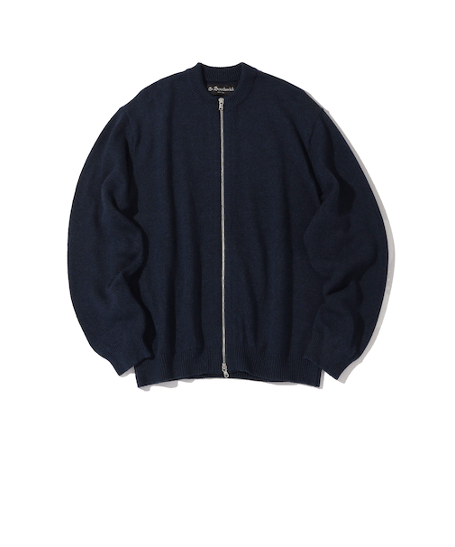 Southwick Gate Label: クルーネック ジップアップ カーディガン