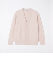 City Ambient Products:〈手洗い可能〉ループヤーン ワイドリブ カーディガン