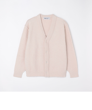 City Ambient Products:〈手洗い可能〉ループヤーン ワイドリブ カーディガン