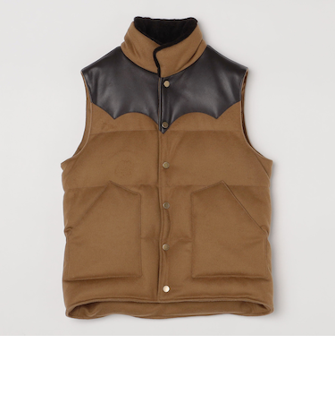 【SHIPS別注】CINQUANTA: ダウン ベスト