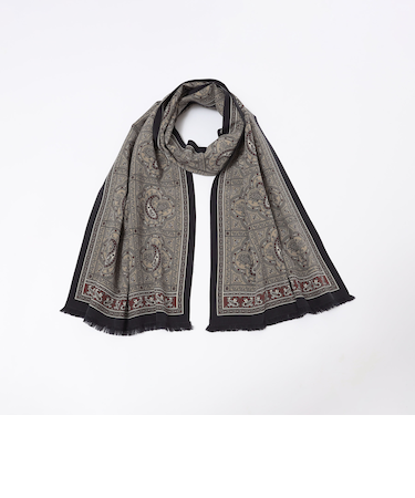 【SHIPS別注】Fratelli Luigi: ペイズリー プリント スカーフ