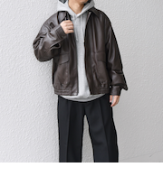 SHIPS any: オーバーサイズ A-2 ブルゾン◇