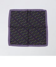 Vincenzo Miozza: ウェーブ スクエア スカーフ