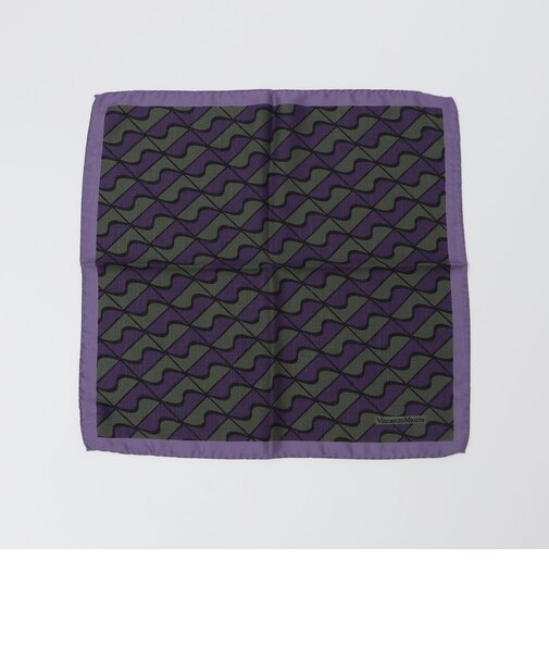 Vincenzo Miozza: ウェーブ スクエア スカーフ