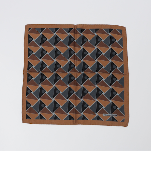 VincenzoMiozza: ジオメトリック プリント スクエア スカーフ
