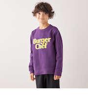 【SHIPS any別注】Burger Chef: ロゴ プリント スウェット<KIDS>