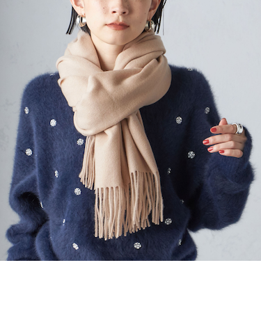 ウール カシミヤ ウォッシャブル ストール