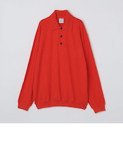 GP/GS/GP: ドルマン ニット ポロ ロングスリーブ