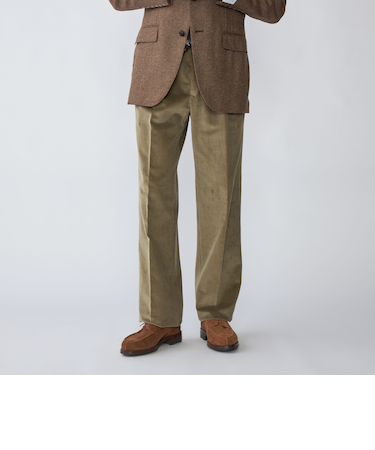 BERNARD ZINS: H8 コットン コーデュロイ スラックス