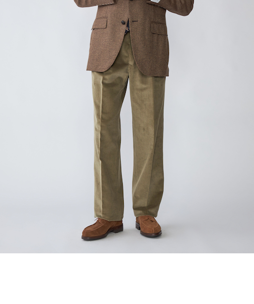 BERNARD ZINS: H8 コットン コーデュロイ スラックス