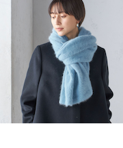 〈手洗い可能〉フォックス ニット ストール