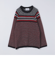 NOMA t.d.: CHECKER & STRIPE SWEATER