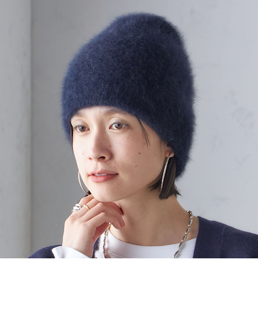 〈手洗い可能〉フォックス ニット キャップ