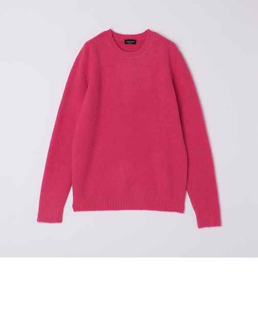 roberto collina: GIROCOLLO BOUCLE CREW NECK