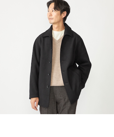 SHIPS: ダウン ファブリック オーバー ジャケット