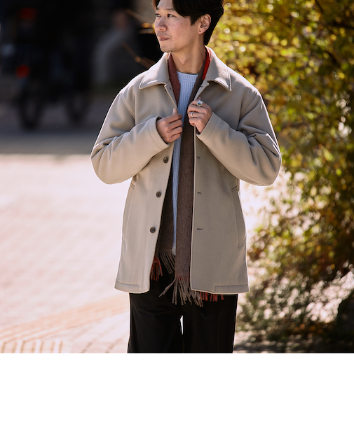 SHIPS: ダウン ファブリック オーバー ジャケット