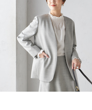 ウール ツイル カラーレス ジャケット（セットアップ対応）