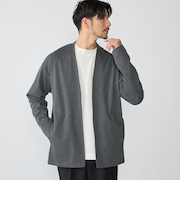 SHIPS: NEW ノーカラー リラックス カーディガン