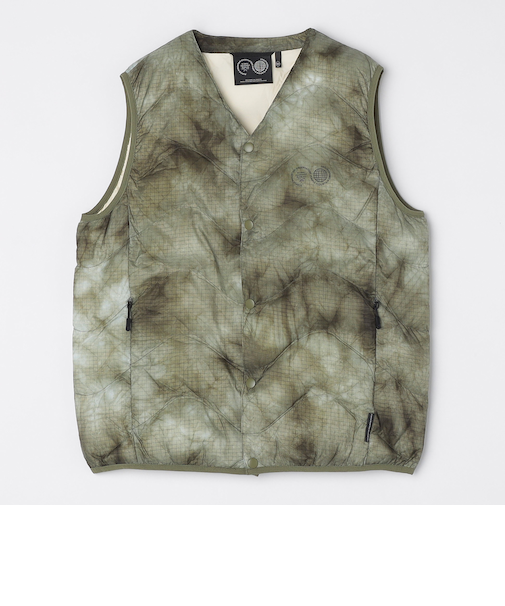 PURPLE MOUNTAIN OBSERVATORY: WAVES TIE DYE VEST