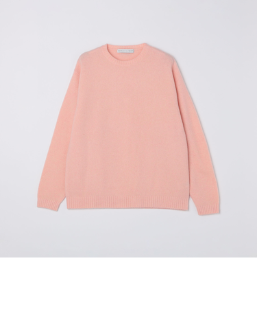 BATEAUX DE SHIPS: ブラッシュド クルーネック プルオーバー ニット