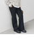 〈手洗い可能〉ストレッチ フレア パンツ