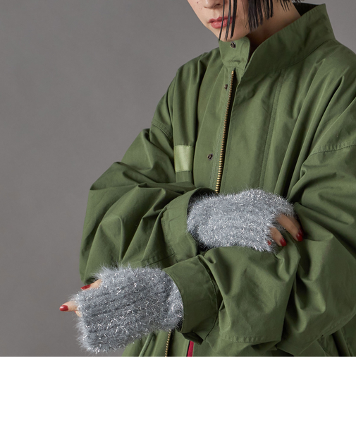 ラメ アーム ウォーマー