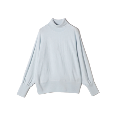 SHIPS Primary Navy Label:〈手洗い可能〉ウール ハイゲージ ドルマン ニット