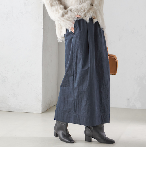 タフタ コクーン スカート